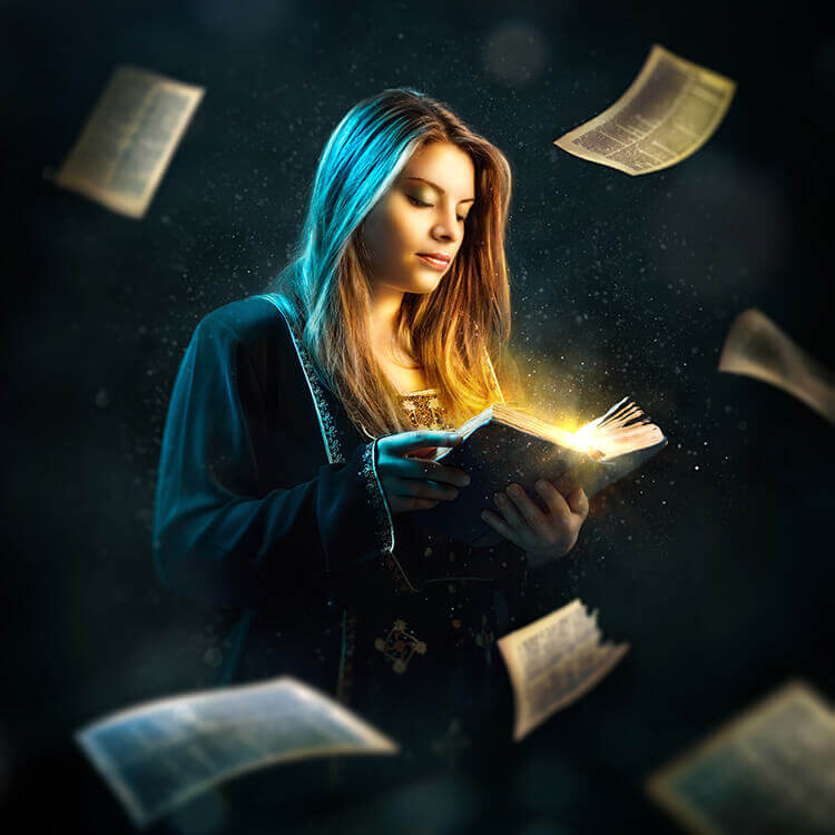Fantasy character from The Whispering Books