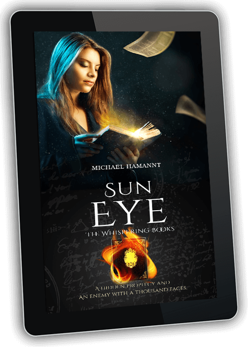Cover of the urban fantasy novel Sun Eye – The Whispering Books